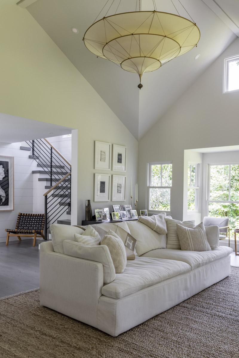 Photo of construction by Ronald Webb Builder.